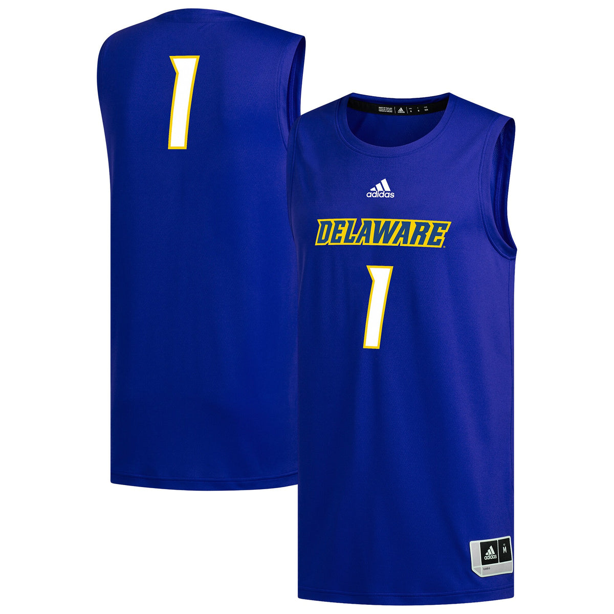 #1 Delaware Fightin' Blue Hens Replica Basketball Jersey - Royal | Stitched College Jersey TJS72829