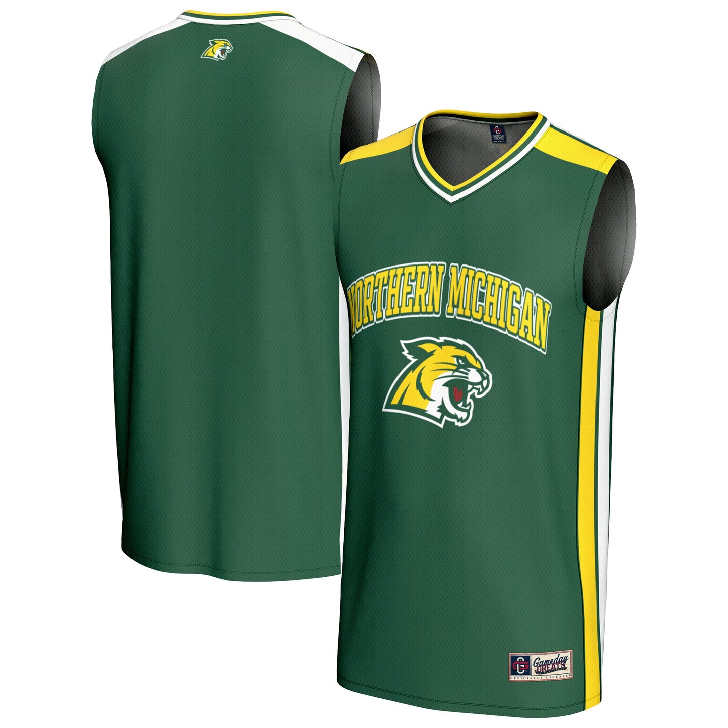 Northern Michigan Wildcats GameDay Greats Unisex Spirit Basketball Jersey - Green | Stitched College Jersey TJS72825