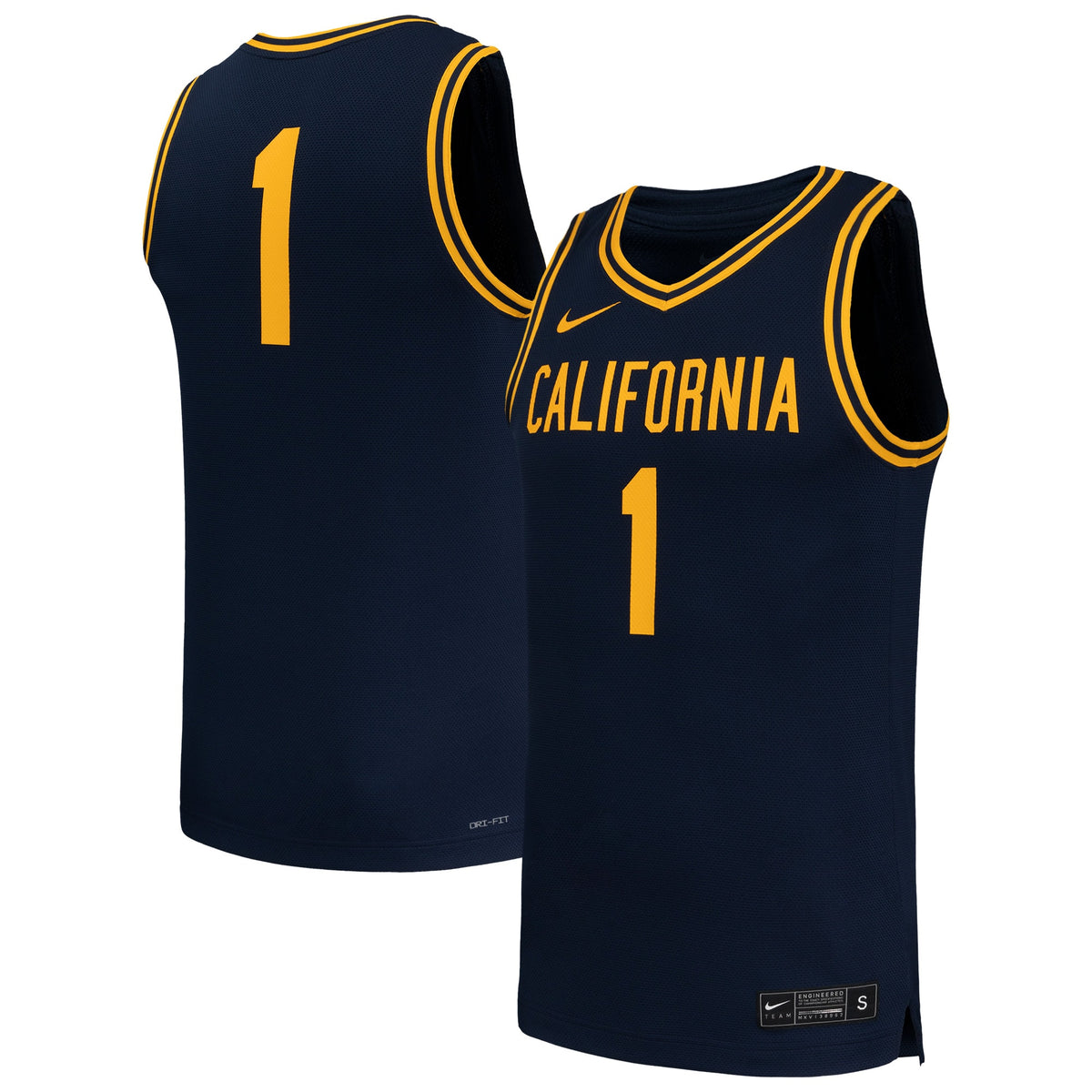 #1 Cal Bears Replica Basketball Jersey - Navy | Stitched College Jersey TJS72773