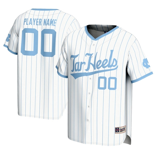 North Carolina Tar Heels GameDay Greats Pick-A-Player Lightweight Baseball Jersey - White | Stitched College Jersey TJS72911