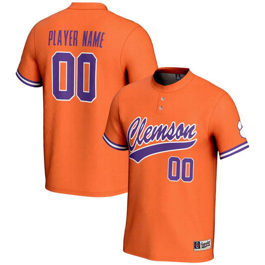 Clemson Tigers GameDay Greats Unisex Pick-A-Player Lightweight Softball Jersey - Orange | Stitched College Jersey TJS72941