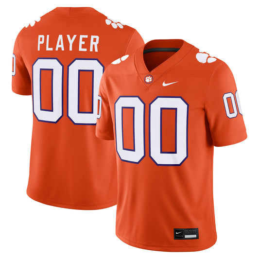 Clemson Tigers Pick-A-Player Game Jersey - Orange | Stitched College Jersey TJS72752