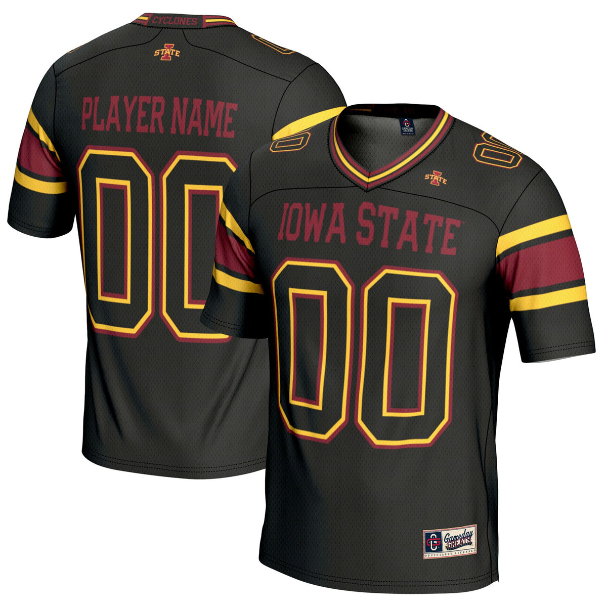 Iowa State Cyclones GameDay Greats Pick-A-Player Football Jersey - Black | Stitched College Jersey TJS73000