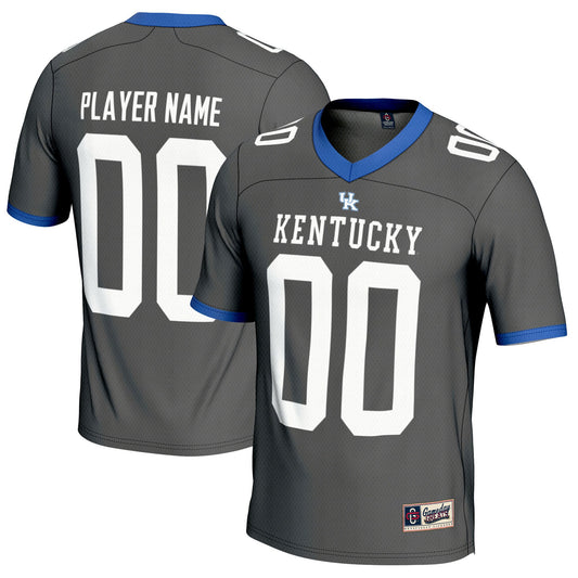 Kentucky Wildcats GameDay Greats Pick-A-Player Football Jersey - Charcoal | Stitched College Jersey TJS72757