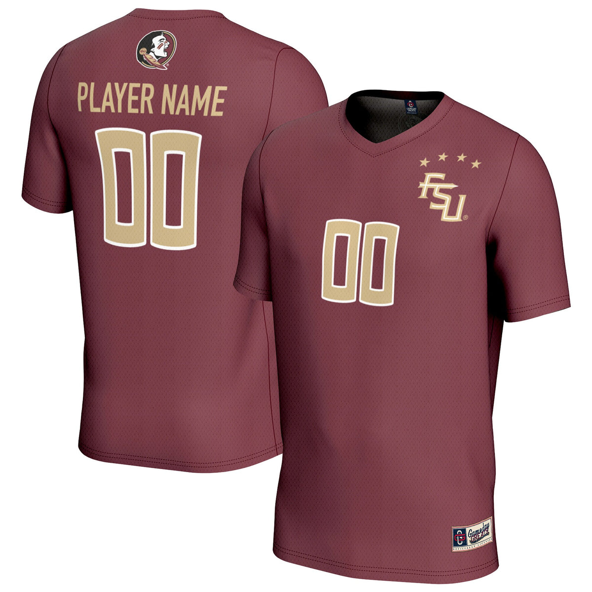 Florida State Seminoles GameDay Greats Unisex Pick-A-Player Lightweight Collegiate Soccer Fashion Jersey - Garnet | Stitched College Jersey TJS72707