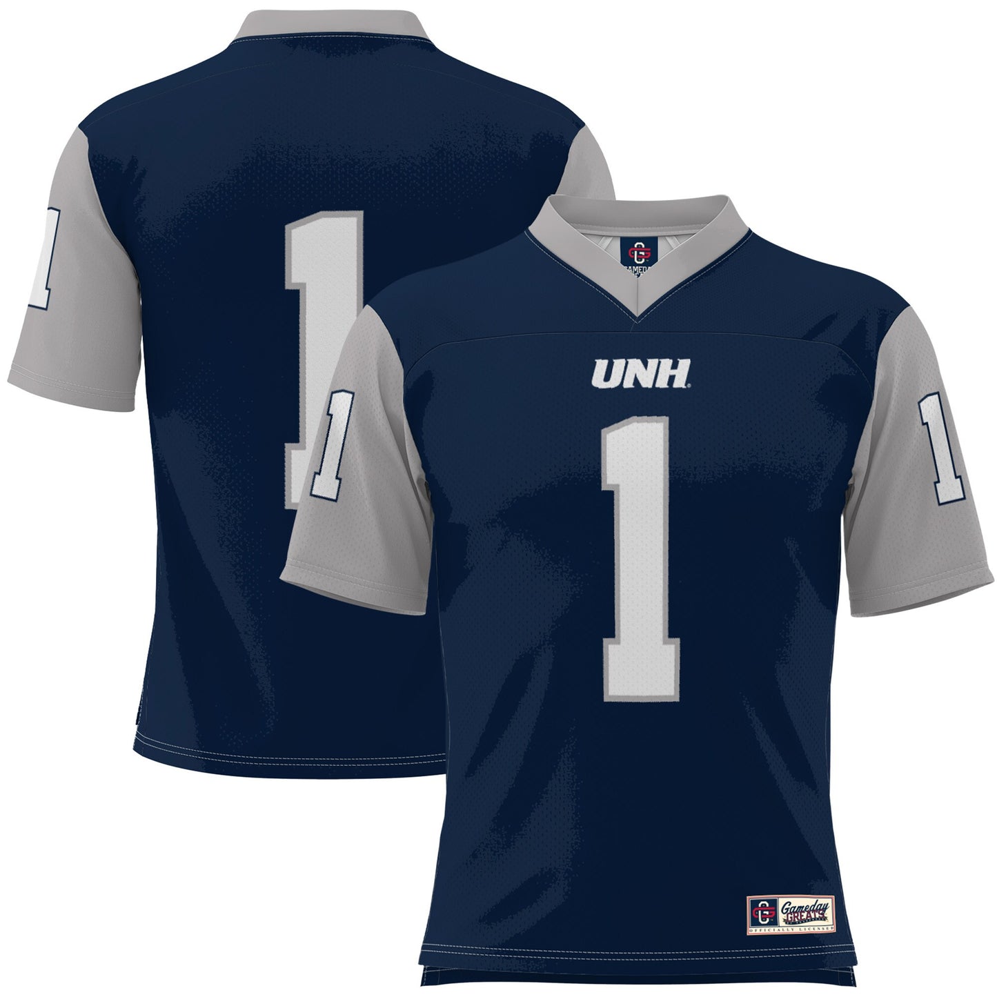 #1 New Hampshire Wildcats GameDay Greats Football Jersey - Navy | Stitched College Jersey TJS72672