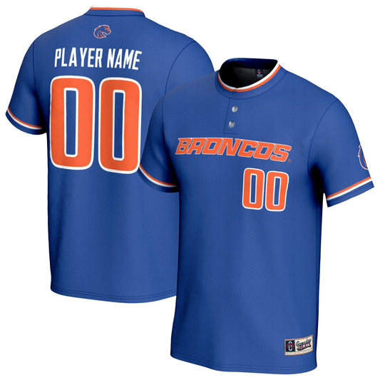 Boise State Broncos GameDay Greats Unisex Lightweight Collegiate Softball Pick-A-Player Fashion Jersey - Royal | Stitched College Jersey TJS72694