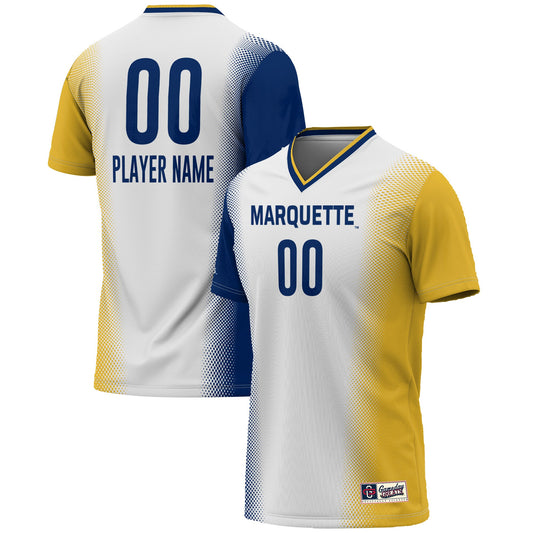 Marquette Golden Eagles GameDay Greats Unisex Pick-A-Player Lightweight Women's Soccer Jersey - White | Stitched College Jersey TJS72747