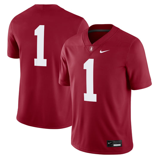 #1 Stanford Cardinal Game Jersey - Cardinal | Stitched College Jersey TJS72831