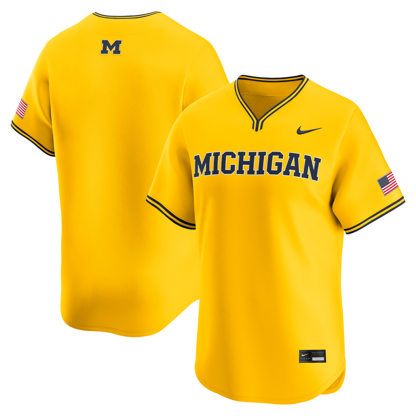 Michigan Wolverines Alternate Limited Baseball Jersey - Maize | Stitched College Jersey TJS72641