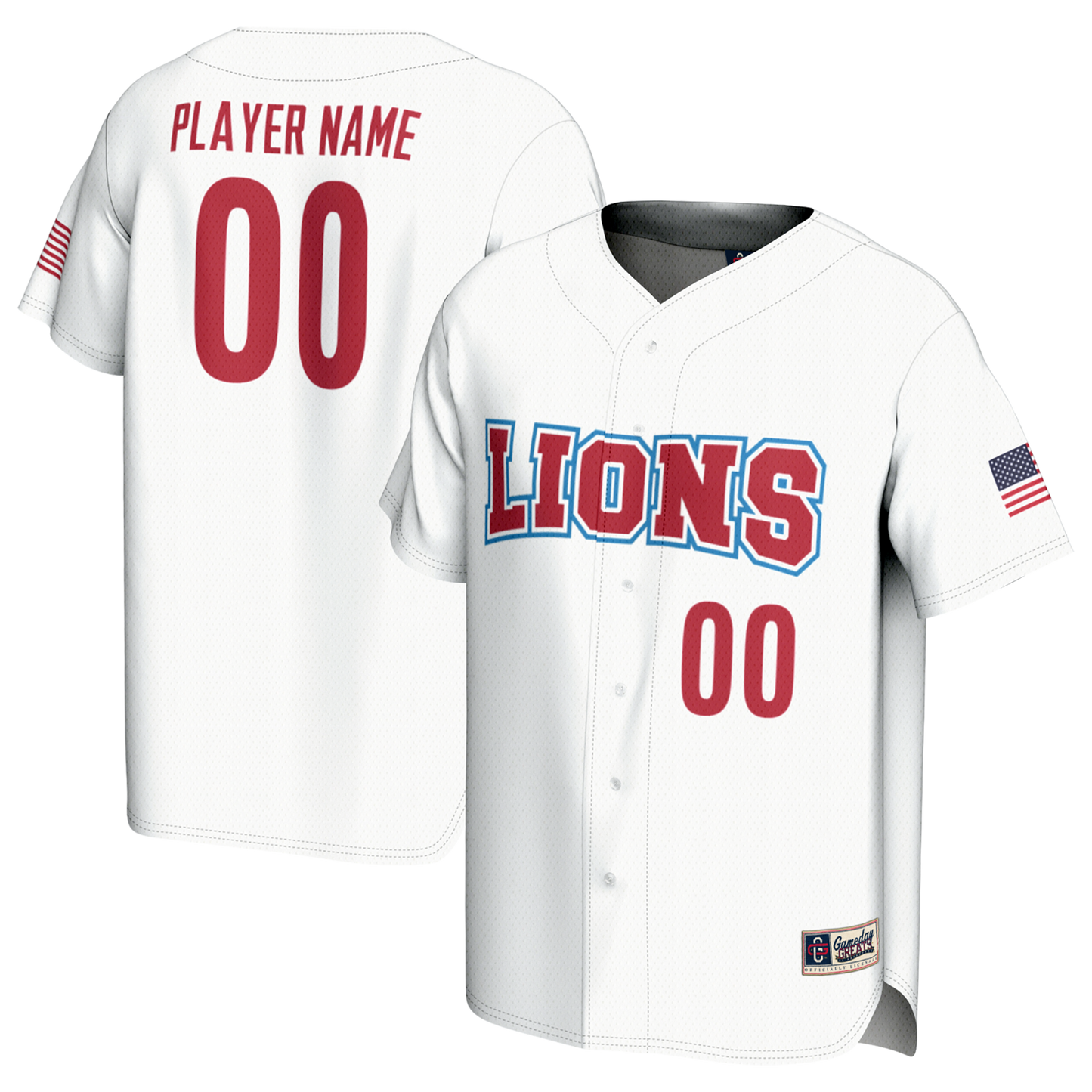 Loyola Marymount Lions GameDay Greats Pick-A-Player Lightweight Baseball Jersey - White | Stitched College Jersey TJS72868