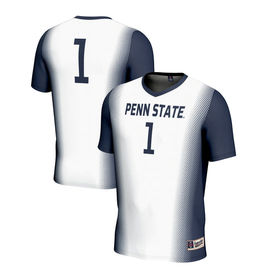 #1 Penn State Nittany Lions GameDay Greats Unisex Lightweight Women's Soccer Jersey - White | Stitched College Jersey TJS72955