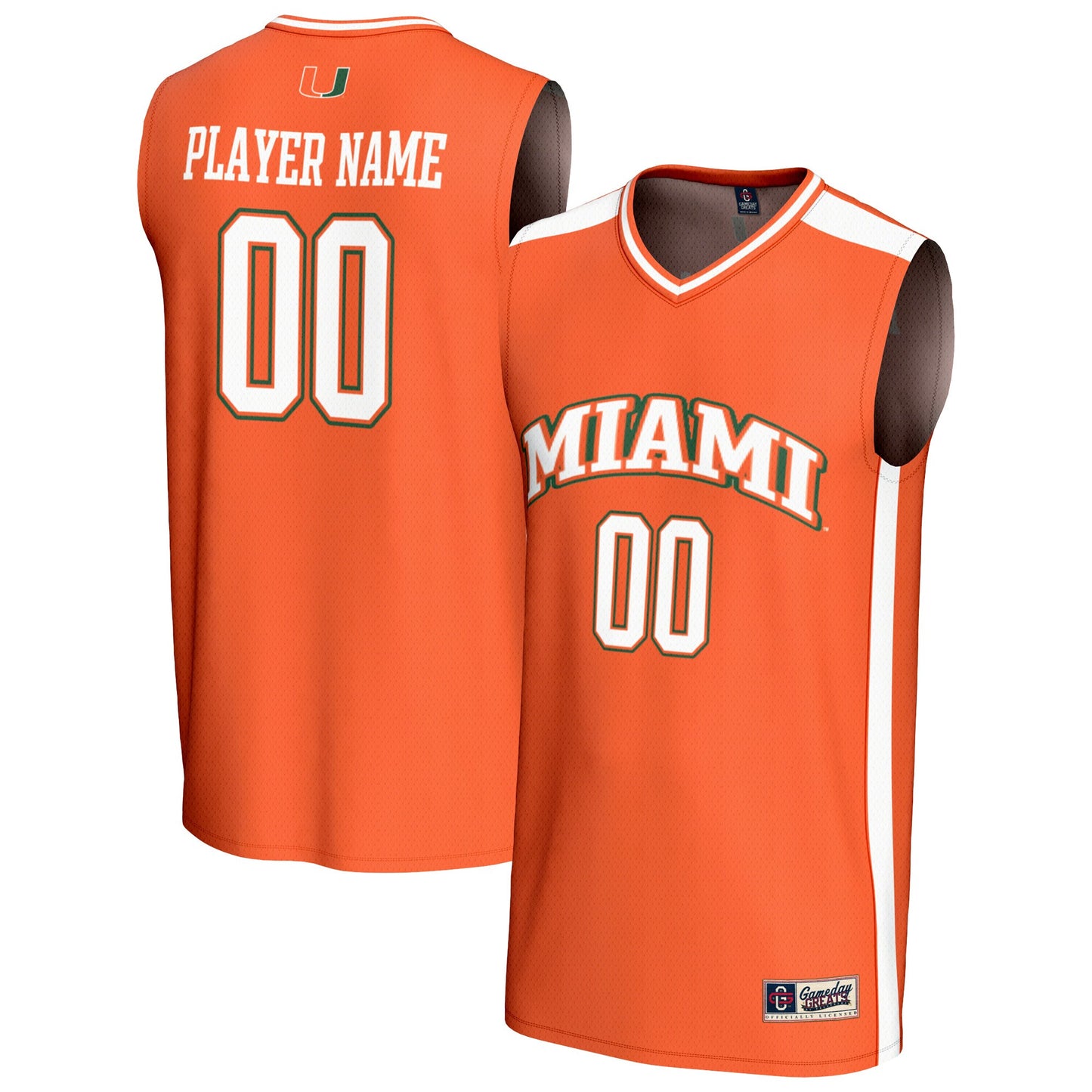 Miami Hurricanes GameDay Greats Unisex Lightweight Collegiate Women's Basketball Pick-a-Player Fashion Jersey - Orange | Stitched College Jersey TJS73081