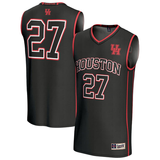 Houston Cougars GameDay Greats Unisex Lightweight Collegiate Basketball Fashion Jersey - Black | Stitched College Jersey TJS73106