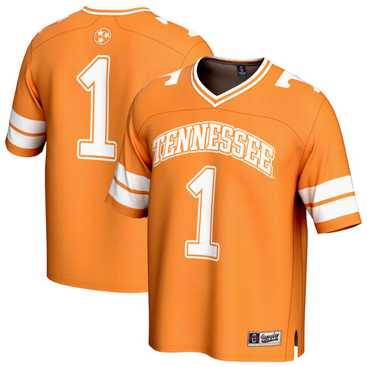 #1 Tennessee Volunteers GameDay Greats Unisex Lightweight Collegiate Football Fashion Jersey - Tennessee Orange | Stitched College Jersey TJS73200