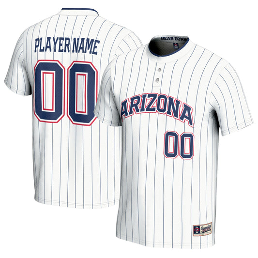 Arizona Wildcats GameDay Greats Unisex Pick-A-Player Lightweight Softball Jersey - White | Stitched College Jersey TJS73313