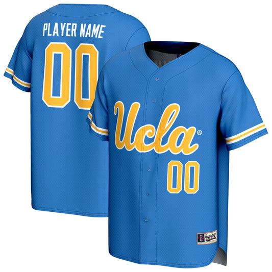 UCLA Bruins GameDay Greats Unisex Pick-A-Player Lightweight Softball Fashion Jersey - Blue | Stitched College Jersey TJS73215