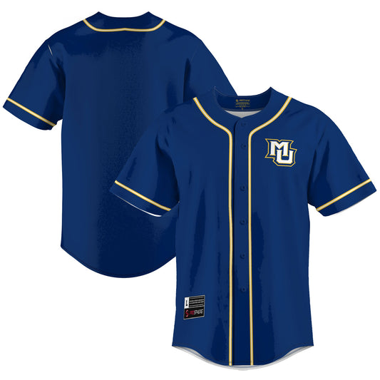 Marquette Golden Eagles GameDay Greats Lightweight Baseball Jersey - Blue | Stitched College Jersey TJS73227