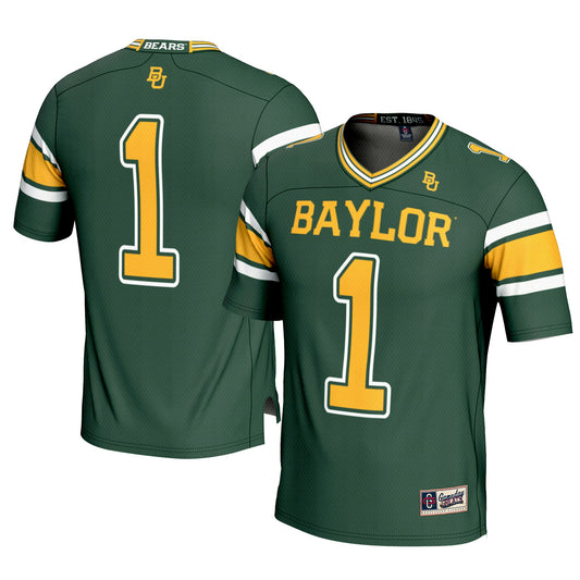 #1 Baylor Bears GameDay Greats Football Jersey - Green | Stitched College Jersey TJS73178