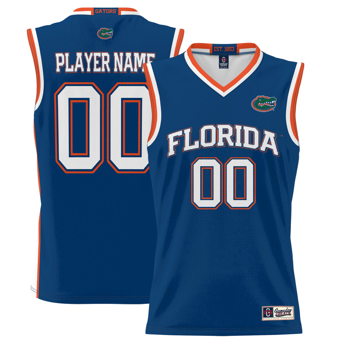 Florida Gators GameDay Greats Unisex Lightweight Pick-A-Player Women's Basketball Jersey - Royal | Stitched College Jersey TJS73172
