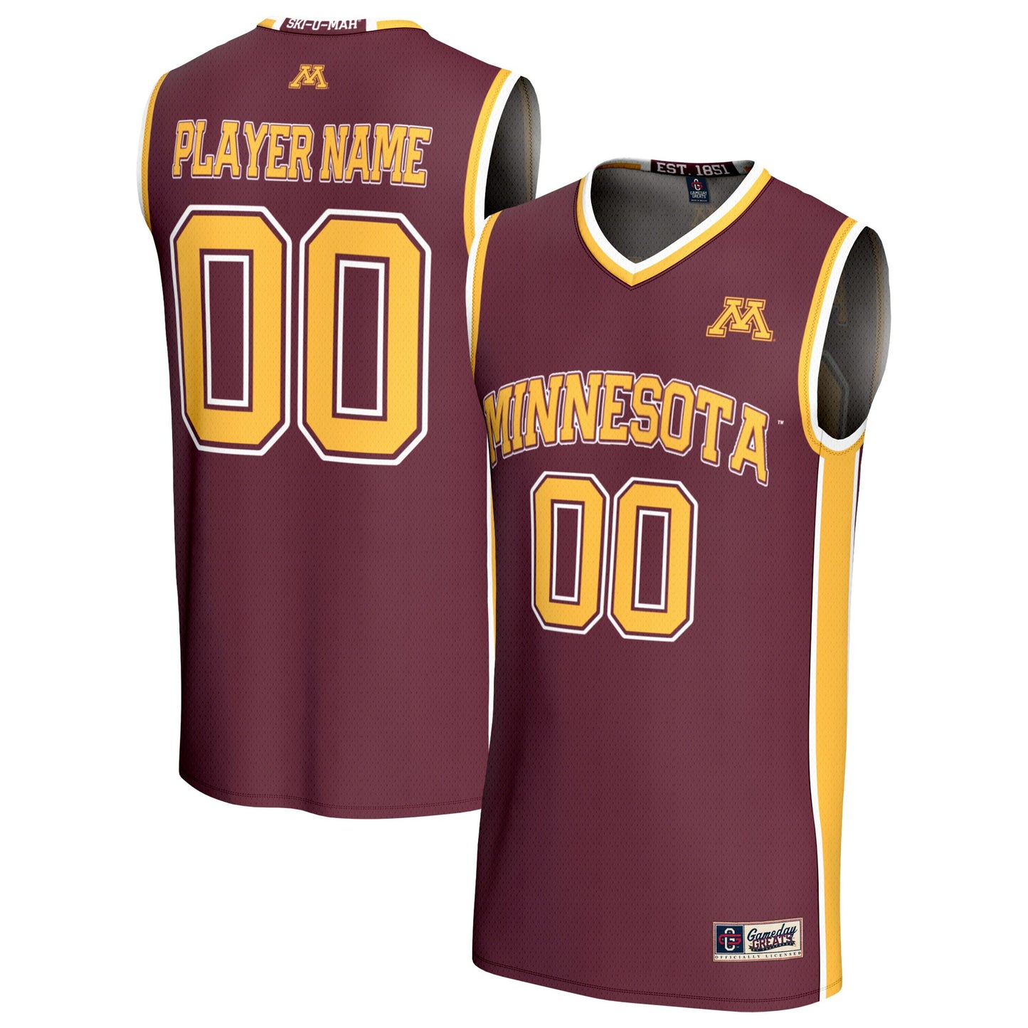 Minnesota Golden Gophers GameDay Greats Unisex Lightweight Collegiate Men's Basketball Pick-A-Player Fashion Jersey - Maroon | Stitched College Jersey TJS73255
