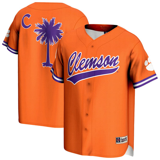 Clemson Tigers GameDay Greats Unisex Lightweight Baseball Jersey - Orange | Stitched College Jersey TJS73309