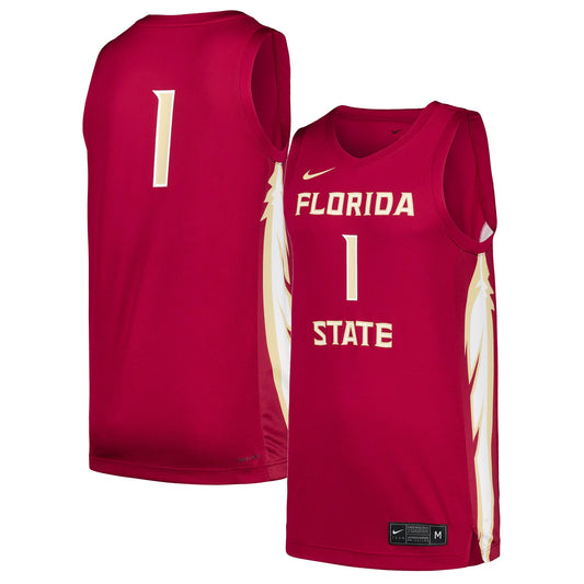 #1 Florida State Seminoles Replica Jersey - Garnet | Stitched College Jersey TJS73318