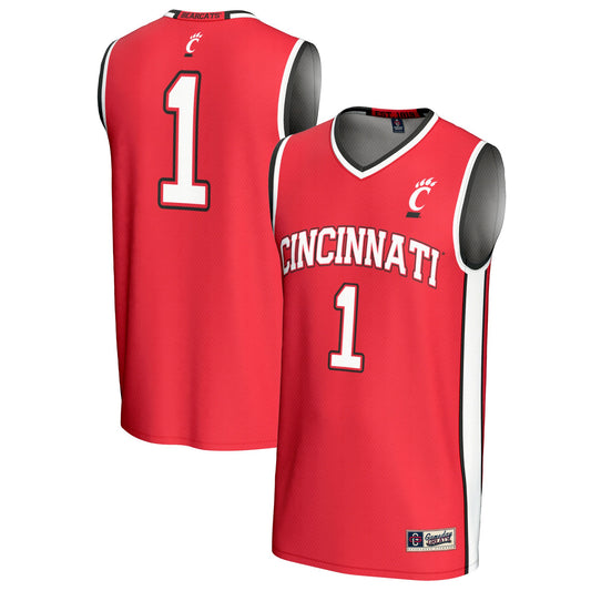 #1 Cincinnati Bearcats GameDay Greats Unisex Lightweight Basketball Fashion Jersey - Red | Stitched College Jersey TJS73141