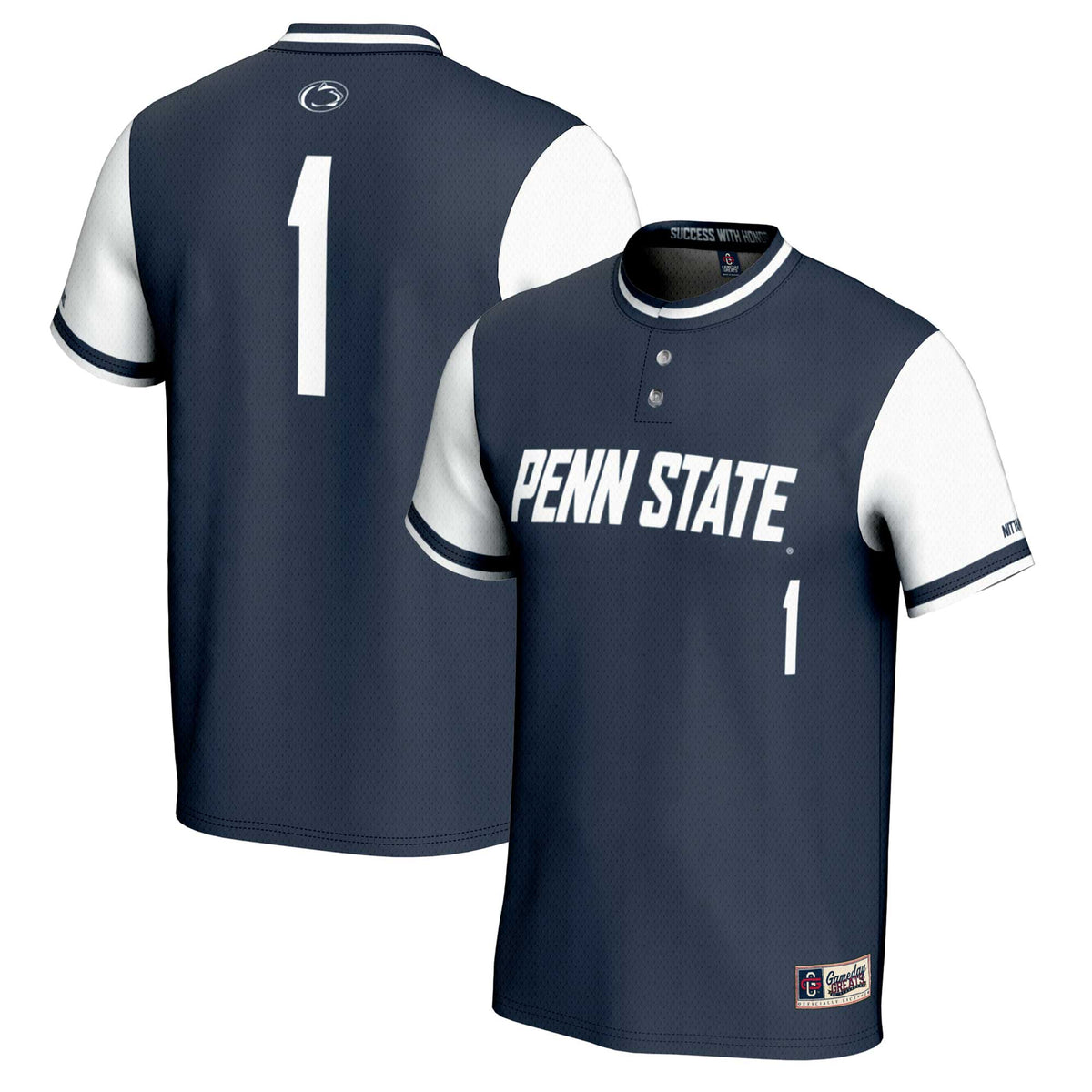 #1 Penn State Nittany Lions GameDay Greats Unisex Lightweight Softball Jersey - Navy | Stitched College Jersey TJS73161