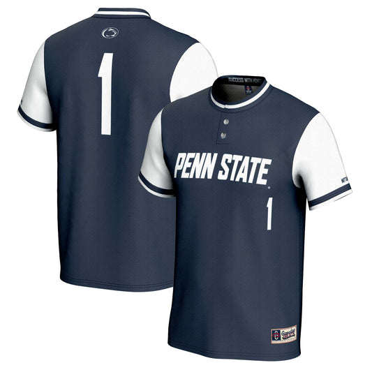 #1 Penn State Nittany Lions GameDay Greats Unisex Lightweight Softball Jersey - Navy | Stitched College Jersey TJS73161