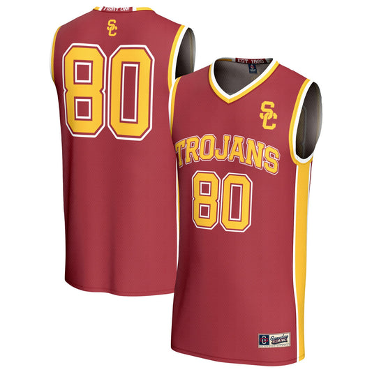#80 USC Trojans GameDay Greats Unisex Lightweight Basketball Fashion Jersey - Cardinal | Stitched College Jersey TJS73213