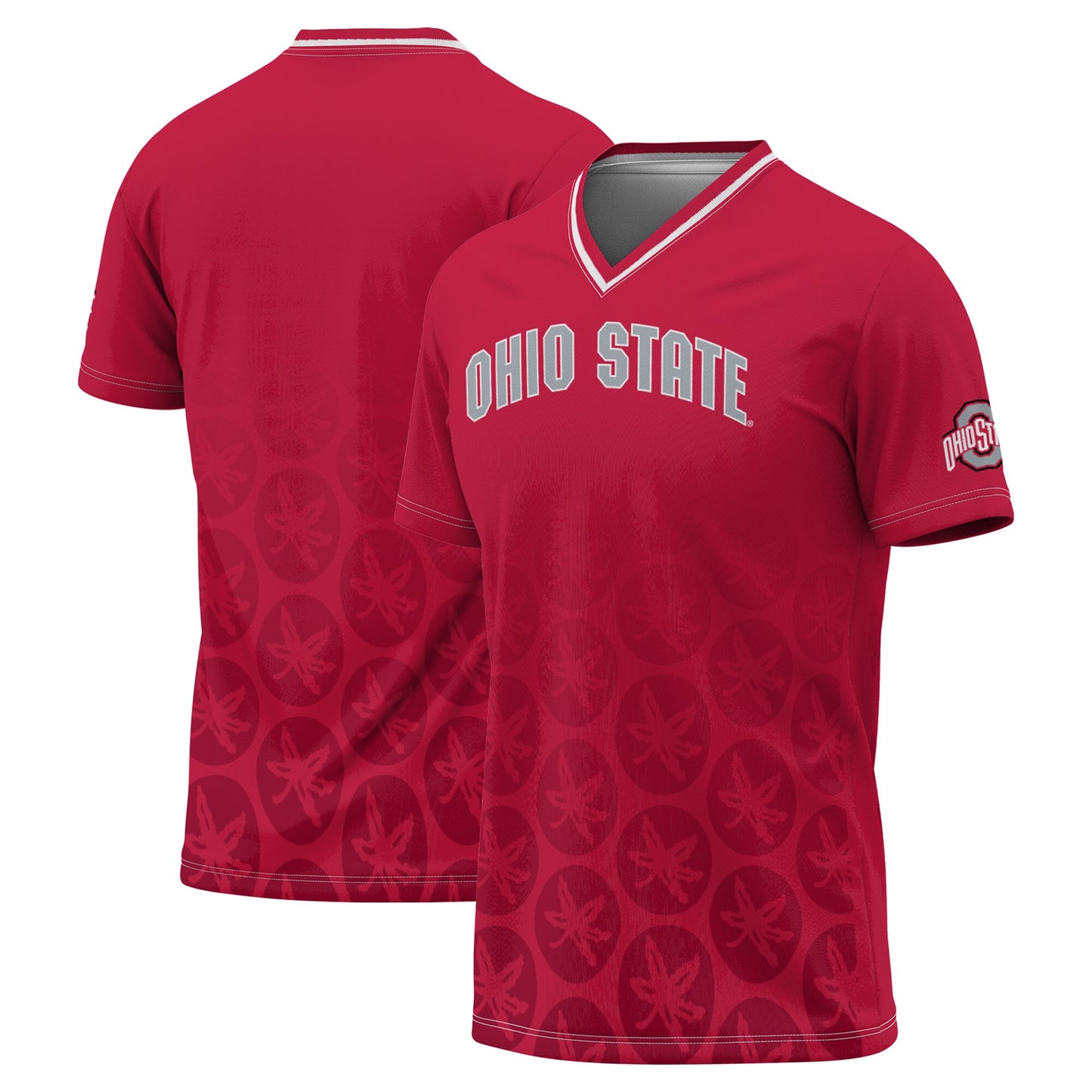 Ohio State Buckeyes GameDay Greats Unisex Lightweight Soccer Fashion Jersey - Scarlet | Stitched College Jersey TJS73148