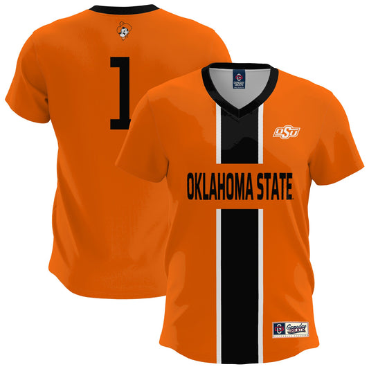 Oklahoma State Cowboys GameDay Greats Lightweight Soccer Fashion Jersey - Orange | Stitched College Jersey TJS73131