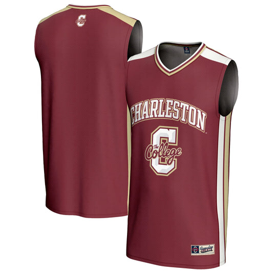 Charleston Cougars GameDay Greats Unisex Spirit Basketball Jersey - Maroon | Stitched College Jersey TJS73357
