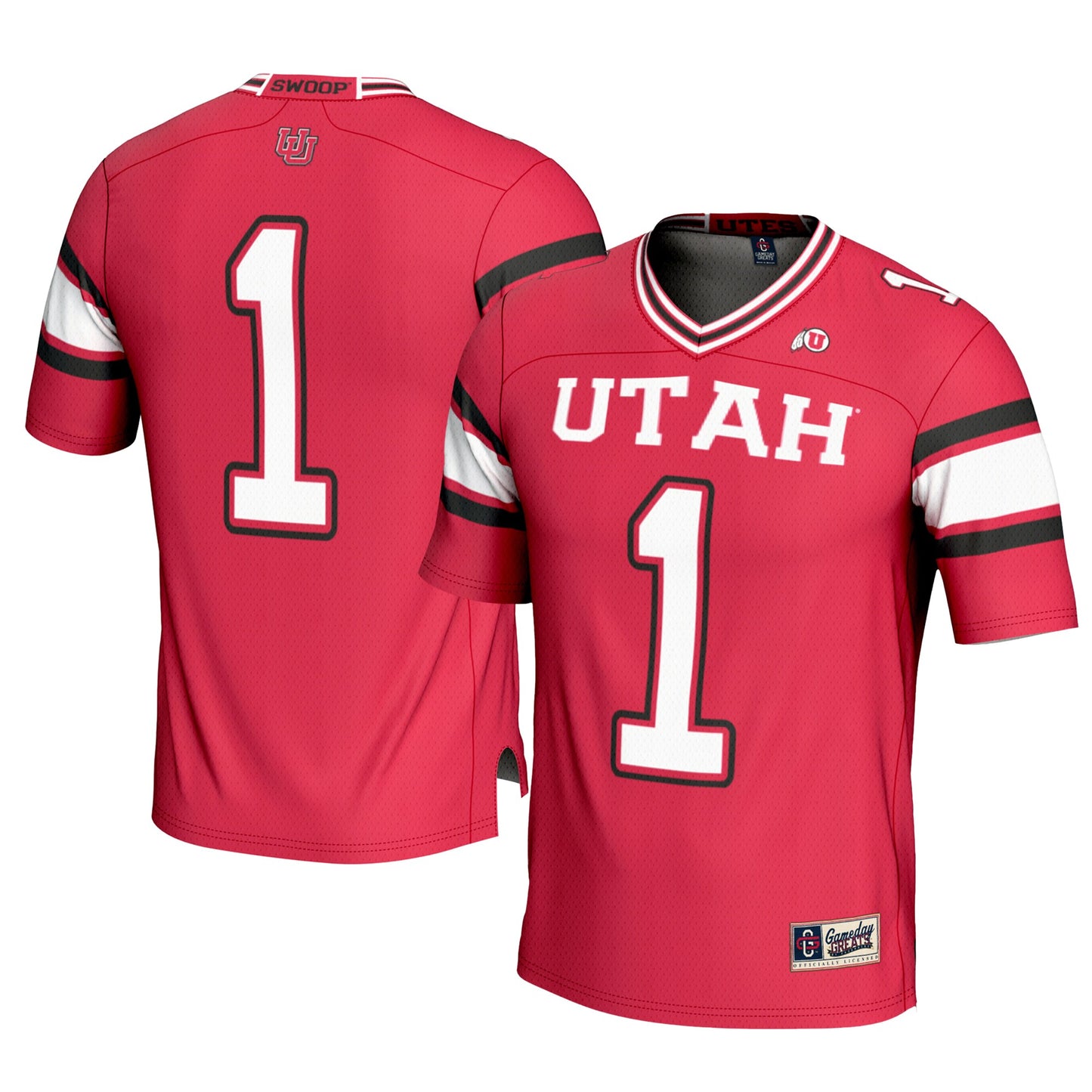 #1 Utah Utes GameDay Greats Football Jersey - Cardinal | Stitched College Jersey TJS73481