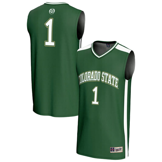 #1 Colorado State Rams GameDay Greats Unisex Lightweight Collegiate Basketball Fashion Jersey - Green | Stitched College Jersey TJS73391