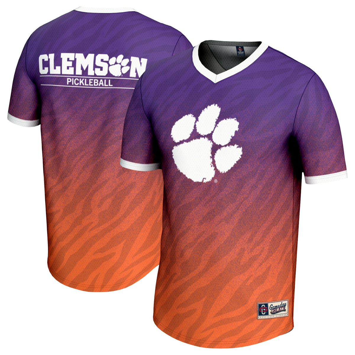 Clemson Tigers GameDay Greats Unisex Lightweight Pickleball Jersey - Purple | Stitched College Jersey TJS73487