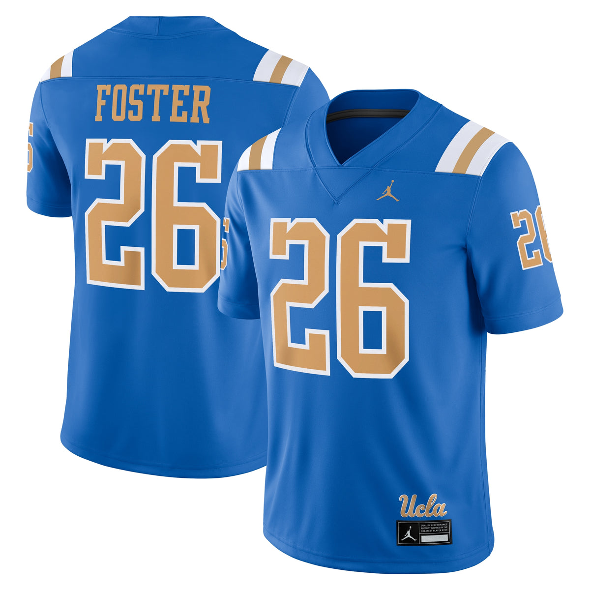 DeShaun Foster UCLA Bruins Alumni Home Game Jersey - Blue | Stitched College Jersey TJS73329