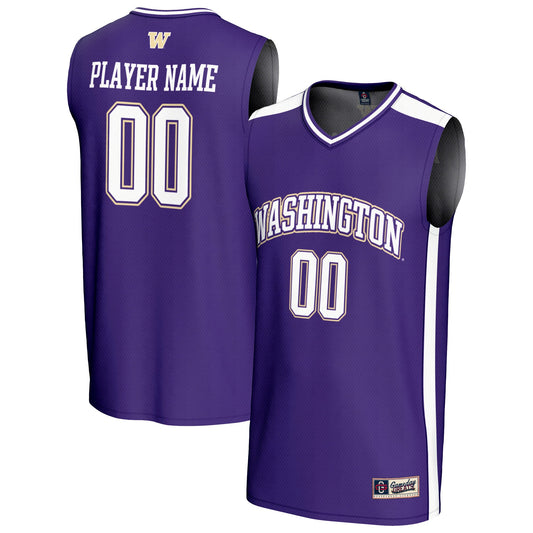 Washington Huskies GameDay Greats Pick-A-Player Lightweight Basketball Fashion Jersey - Purple | Stitched College Jersey TJS73404