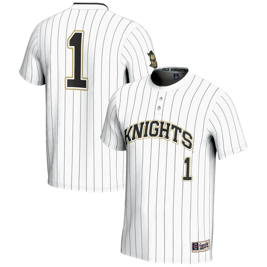 #1 UCF Knights GameDay Greats Lightweight Softball Jersey - White | Stitched College Jersey TJS73375
