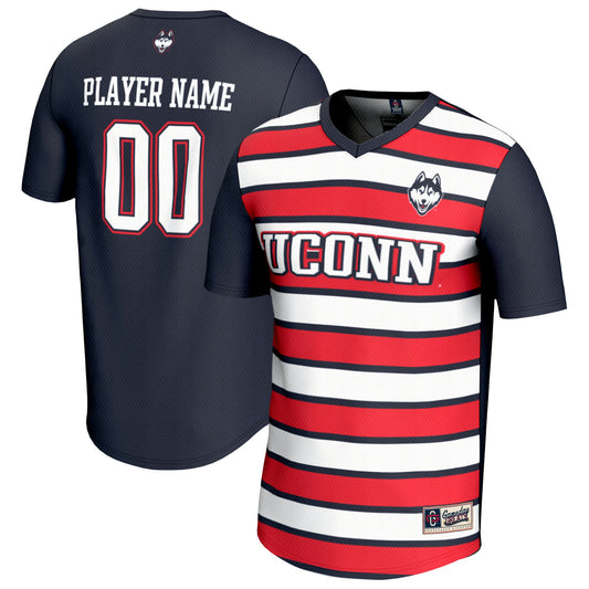 UConn Huskies GameDay Greats Unisex Pick-A-Player Collegiate Women's Soccer Lightweight Fashion Jersey - Navy/Orange | Stitched College Jersey TJS73495