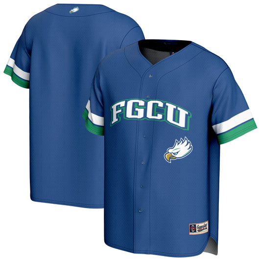 Florida Gulf Coast Eagles GameDay Greats Baseball Jersey - Blue | Stitched College Jersey TJS73335
