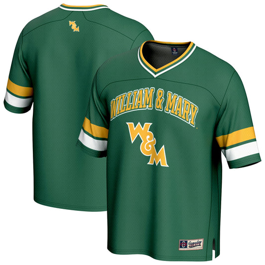 William & Mary Tribe GameDay Greats Football Jersey - Green | Stitched College Jersey TJS73449