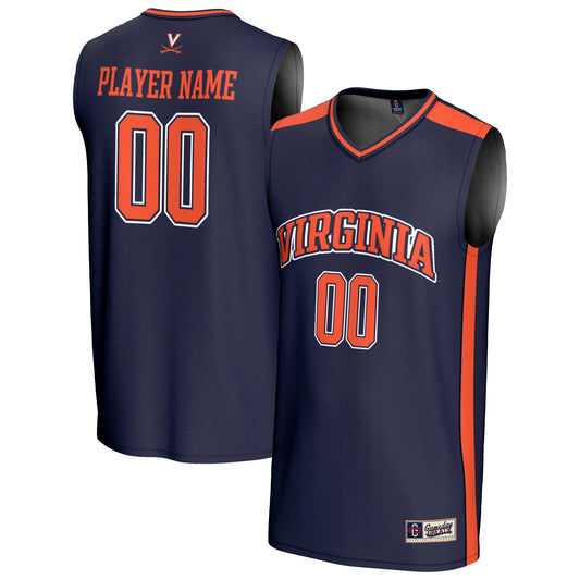 Virginia Cavaliers GameDay Greats Pick-A-Player Lightweight Basketball Fashion Jersey - Navy | Stitched College Jersey TJS73620