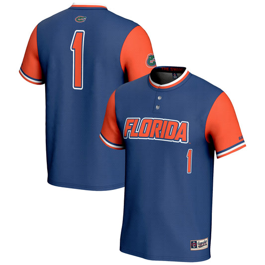 #1 Florida Gators GameDay Greats Lightweight Softball Jersey - Royal | Stitched College Jersey TJS73551