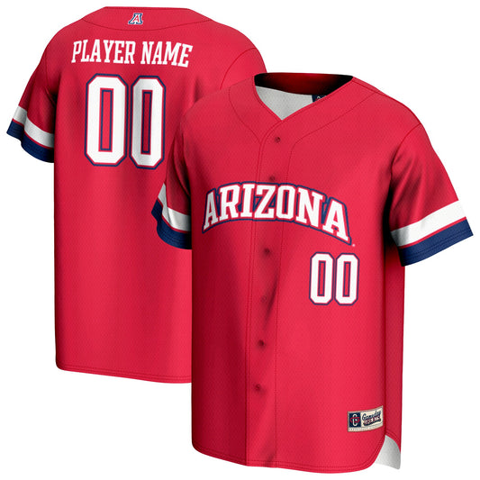 Arizona Wildcats GameDay Greats Unisex Pick-A-Player Lightweight Baseball Jersey - Red | Stitched College Jersey TJS73557