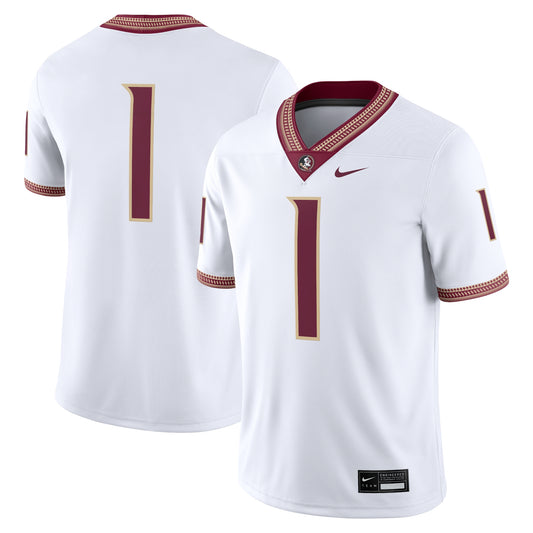 #1 Florida State Seminoles Game Jersey - White | Stitched College Jersey TJS73602