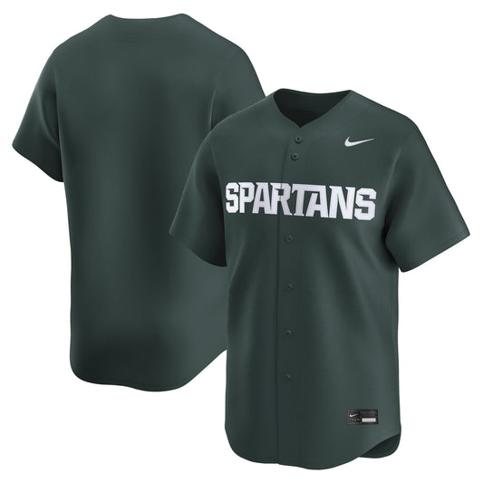 Michigan State Spartans Baseball Limited Jersey - Green | Stitched College Jersey TJS73562