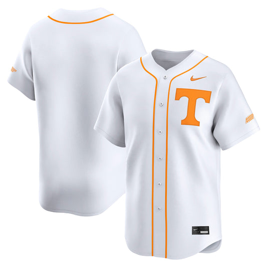 Tennessee Volunteers Baseball Limited Jersey - White | Stitched College Jersey TJS73593