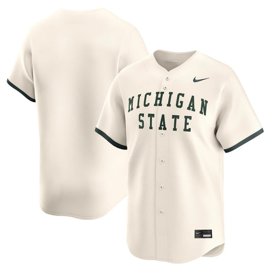 Michigan State Spartans Baseball Limited Jersey - Natural | Stitched College Jersey TJS73881